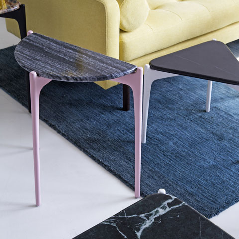 Geometric Marble Occasional Tables