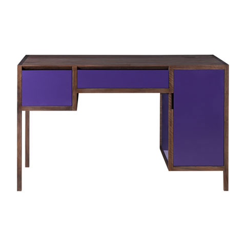 Lacquer and Walnut Dressing Table
