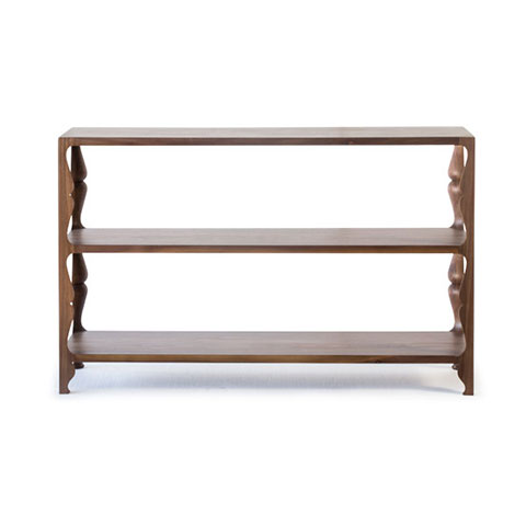Louis Low Shelving Solid Wood
